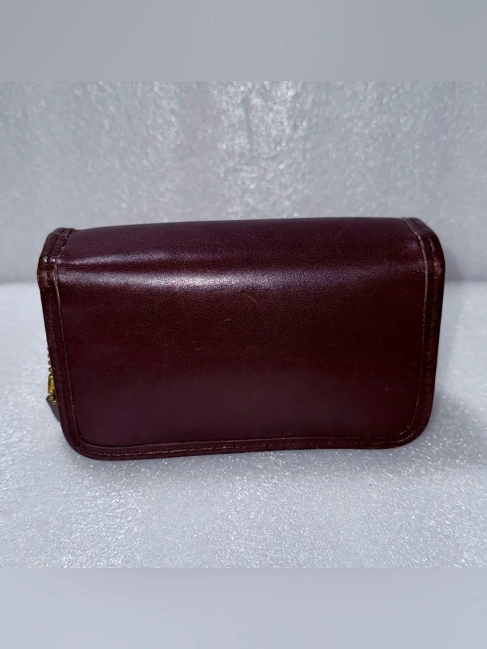 Vintage Coach Chubby Case in Mahogany Brown